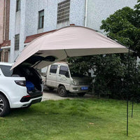 拉布塔便携车尾帐篷 汽车车边帐篷 户外野营多人防雨遮阳凉棚