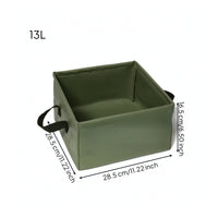 Collapsible Basin with Handles Portable Collapsible Container with Handle Foldable Basin Waterproof Foldable Water Container