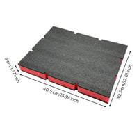Cushioning Foam Insert with Cutouts Customizable Toolbox Drawer Foam Sheet Long-Lasting Tool Shadow Insert Dense