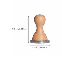 58 Mm Coffee Tamper Solid Base Stainless Steel Espresso Press Rust Resistant