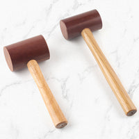 Rubber Mallet with Wooden Handle for DIY and Craft Work