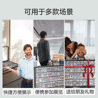 跨境铝合金卡牌箱 亚克力卡牌收纳箱带钥匙锁扣 便捷可折叠