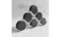 Hockey Puck Display Case with Acrylic Cradle Premium Acrylic Stand with Curved Cradle Puck Display Stand Interlocking