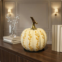 Tabletop Pumpkin Ornament Fall Theme for Living Room