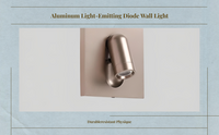 Adjustable LED reading wall sconce