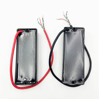 2 Pieces Electric Bass Pickups Humbucking Twin-windingCoil Pickups 4-Conductor Pickup with Screws and for Custom Guitar Build