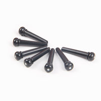 Black ABS Acoustic Guitar Bridge Pins for Fixing Strings