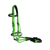 PVC Comprehensive Bridle with Stainless Steel Hollow Mouthpiece Adjustable Length LT5005