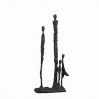 Abstract Human Sculpture Painted Finish Decorative Statue