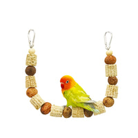Parrot Chewing Toy with Corncob and Wooden Balls