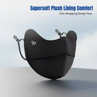 Windproof Warm Face Cover, Fleece Lined Protection, Adjustable Fit, Outdoor, Unisex for Winter Cycling Skiing