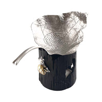 Stainless Steel Tea Infuser with Drip Tray Set - Creative Tea Strainer Filter for Teaware