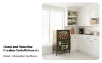 Multi-Tier baker's Rack utilitarian aesthetic Sideboard complimentarystanding Large Capacity for Apartment Dwellers