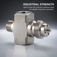 Stainless Steel Spray Tip Nozzles, Industrial Misting Nozzle, Flower Bed Waterin #variant:Circular Cone