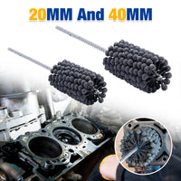 跨境新品20mm/40mm球头抛光刷 阀体内孔去毛刺 衍磨工具刷 圆形管