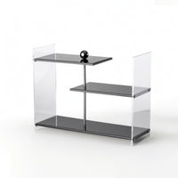 Staggered Countertop Rack Tiered Display Shelf Stable Acrylic Shelf for Coffee Bar
