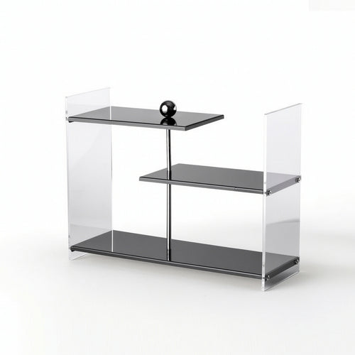 Staggered Countertop Rack Tiered Display Shelf Stable Acrylic Shelf for Coffee Bar