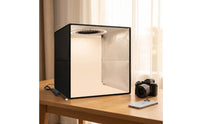Light Box with Diffusion Cloth Tri-Color Foldable Photo Studio Even for Crafters