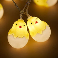 Easter Battery Powered LED Egg Lights Multiple Designs Holiday Decoration for Families, Homeowners, Indoor, Bedroom, Mantelpiece