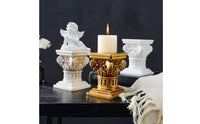 Roman Column Candle Holder Classical Greek Pillar Candlestick Ornate