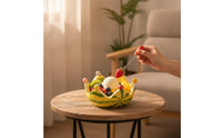 Watermelon Bowl with Fork Compact Watermelon Fruit Bowl Artistic for Kitchen