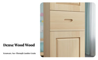 Simple Design 2-Door Wardrobe with Drawers space-saving Size Bedroom Furniture and complimentarystandingstanding Storage Cabinet sturdy Construction for Children, Single grown-ups, homeowners, kid's Room, Apartment, roomy Closet