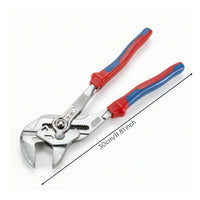 Quick-Adjust Pipe Pliers Pliers Multi-Functional Jaw and Groove Pliers Heavy-Duty Tool Non-Slip for Plumbers, Diyers, Plumbing, Home Repair, Workshop