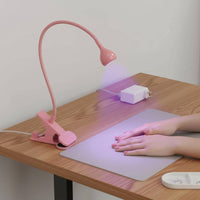 Clip on Nail Lamp Multi-Use USB Flash Cure Lamp for Manicurists