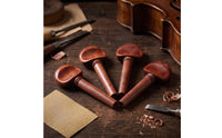 4 Pieces Rosewood Cello Pegs Wooden String Instrument Fittings Hardware for Cellists