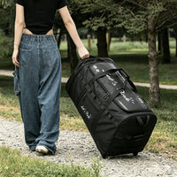 Large Capacity Wheeled Travel Organizer Bag with Handle
