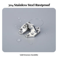 Seaworthy Grade Wing Hinge 304 Stainless Steel Detachable Hinge Hardware Fitting Sturdy Cast Construction