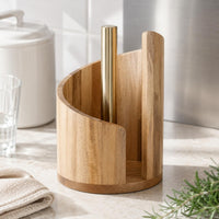 Tabletop Tissue Holder Natural Wood Wooden Tissue Holder Upright