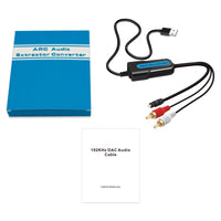 192KHz Digital to Analog Audio Converter Cable with RCA Output