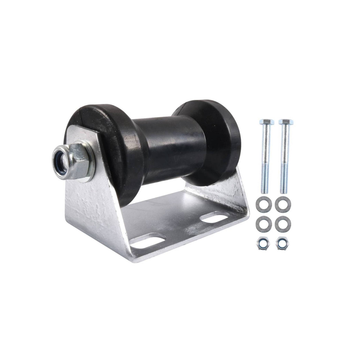 Galvanized Boat Trailer Roller Bracket 5-Inch Trailer Roller Bracket Long-Lasting Spare Part Adjustable for Kayakers