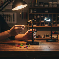 Fly Tying Vise Beginner Friendly Desktop Fly Tying Vise Professional-Grade Angling Gear for Beginners, Workbench, Tackle Shop
