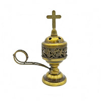 Metal Scent Dish Domed Top Lidded Scent Dish Botanical Design Decor for Indoor Use