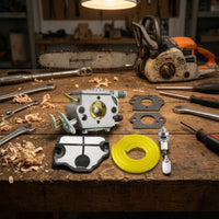 Replacement Chainsaw Carburetor 2-Cycle Carburetor with Gaskets High Temperature Diaphragm Rebuild Kit