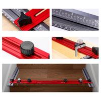 Stair Measuring Tool High Precision Folding Measuring Ruler Portable Stair Step Gauge for Woodworkers