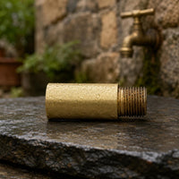 Faucet Cylindrical Metal Tube Extender Sleek