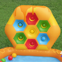 Bestway Inflatable Bee Volleyball Pool - Outdoor Home Kids Inflatable Ball Pool
