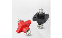 Flame-Retardant Battery Terminal Block with Stud Corrosion-Resistant Battery Terminal with Insulated Shell Long-Lasting Busbar Easy to Install for Power Systems, Inverters