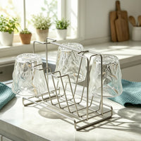 Cup Drying Rack Long-Lasting Glass Drying Rack Rustproof for Kitchen