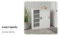 Large Capacity Multi-Door Shoe locking mechanismer code-operated locking mechanism Entryway Cabinet particleproof Storage Furniture long-lasting Construction for Apartment Dwellers, homeowners, Families, Hallway, Corridor, Living Room, Closet
