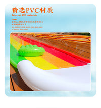 跨境儿童双人三人喷水滑水道滑水板PVC充气嬉水玩具草坪冲水滑道