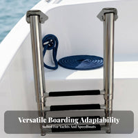 Retractable Boarding Ladder Transport Gear Mounting Brackets Stainless Steel