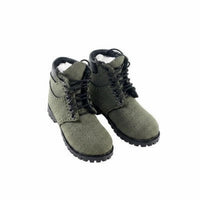 1:6 Scale Battle Boots High-Top Style 1:6 Scale Boots Handmade Toy Accessory for Collectors, Hobbyists