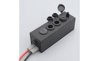 Power Distribution Box Compact Switch Panel Metal for RV Owners, DIYers