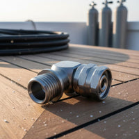 Second Stage Regulator Angle Adapter Universal Compatibility Breathing Gear Part