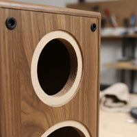 Bass Vented Speaker Cabinet Build Wooden Speaker Enclosure Cutout Audio Gear