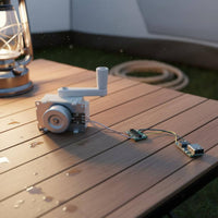 Mini Hand Crank Generator, Brushless, Permanent, Outdoor Emergency, High Performance